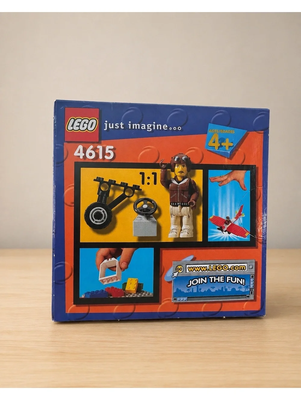 LEGO Jack Stone Red Recon Flyer Set #4615 Vintage 2002